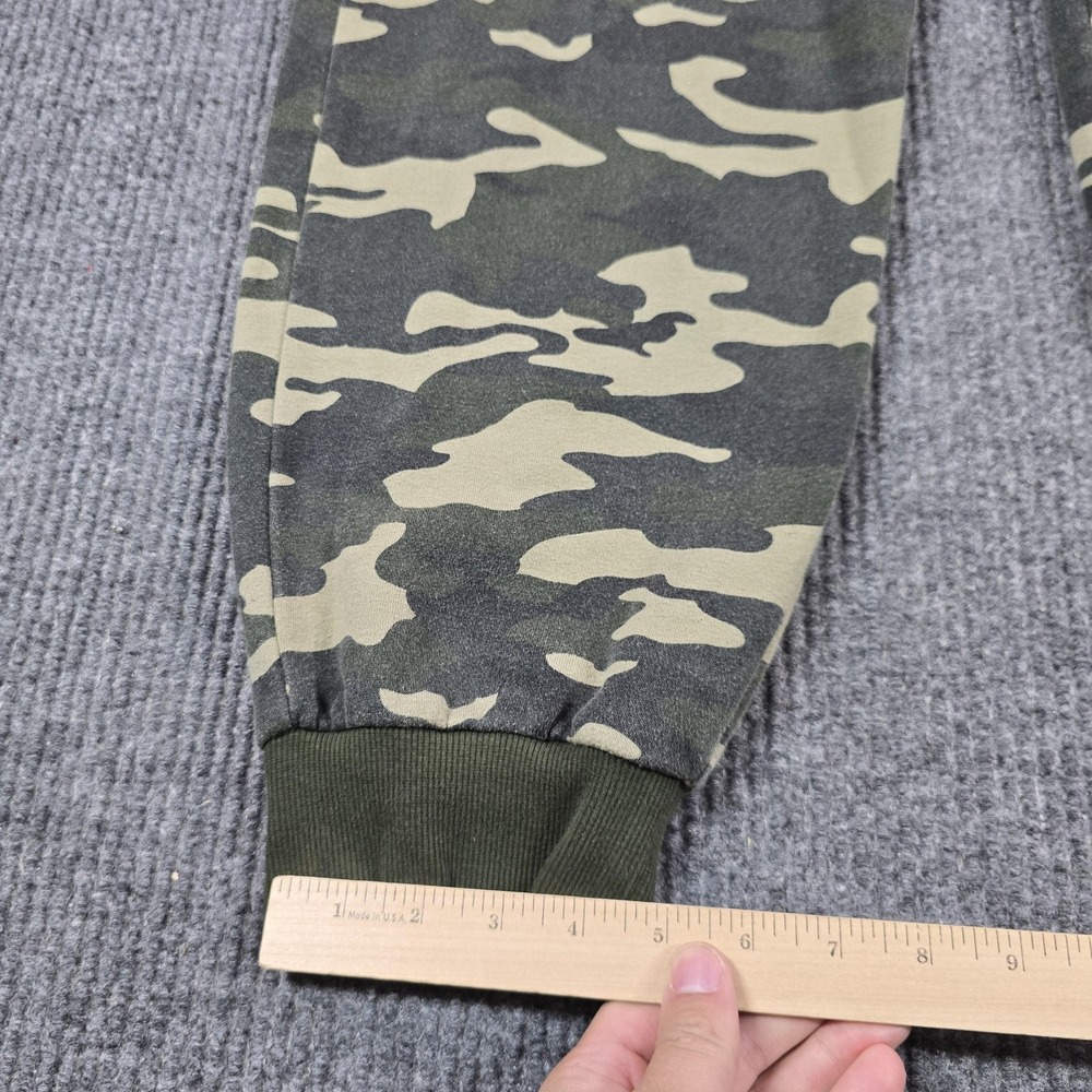 True Religion Jogger Pants Mens 2XL‎ Green Camo Fleece Drawstring Waist Pockets - Picture 9 of 14